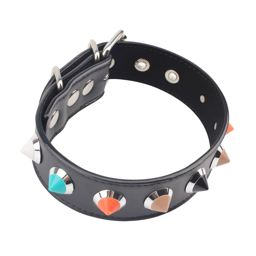 CHISA - Collar with Thorns 窩釘項圈 黑色 - 18HK