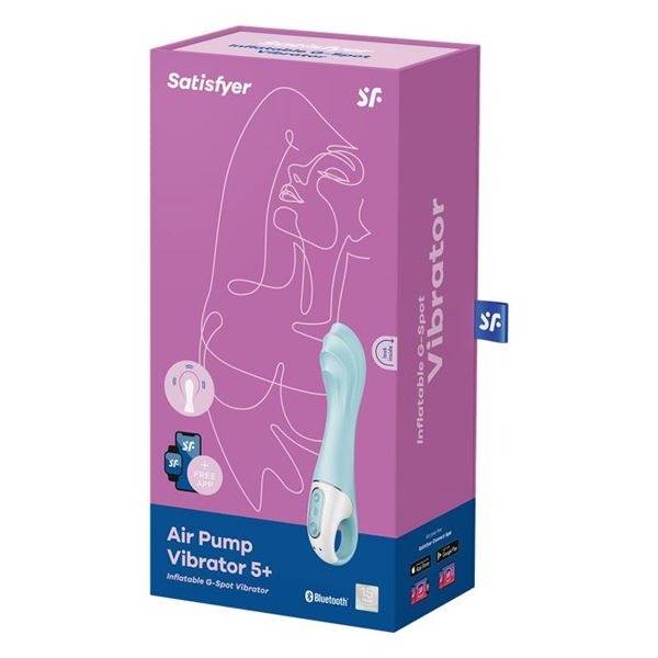Satisfyer(德國) Air Pump Vibrator 5+ 膨脹擴張G點震動棒 - 18HK