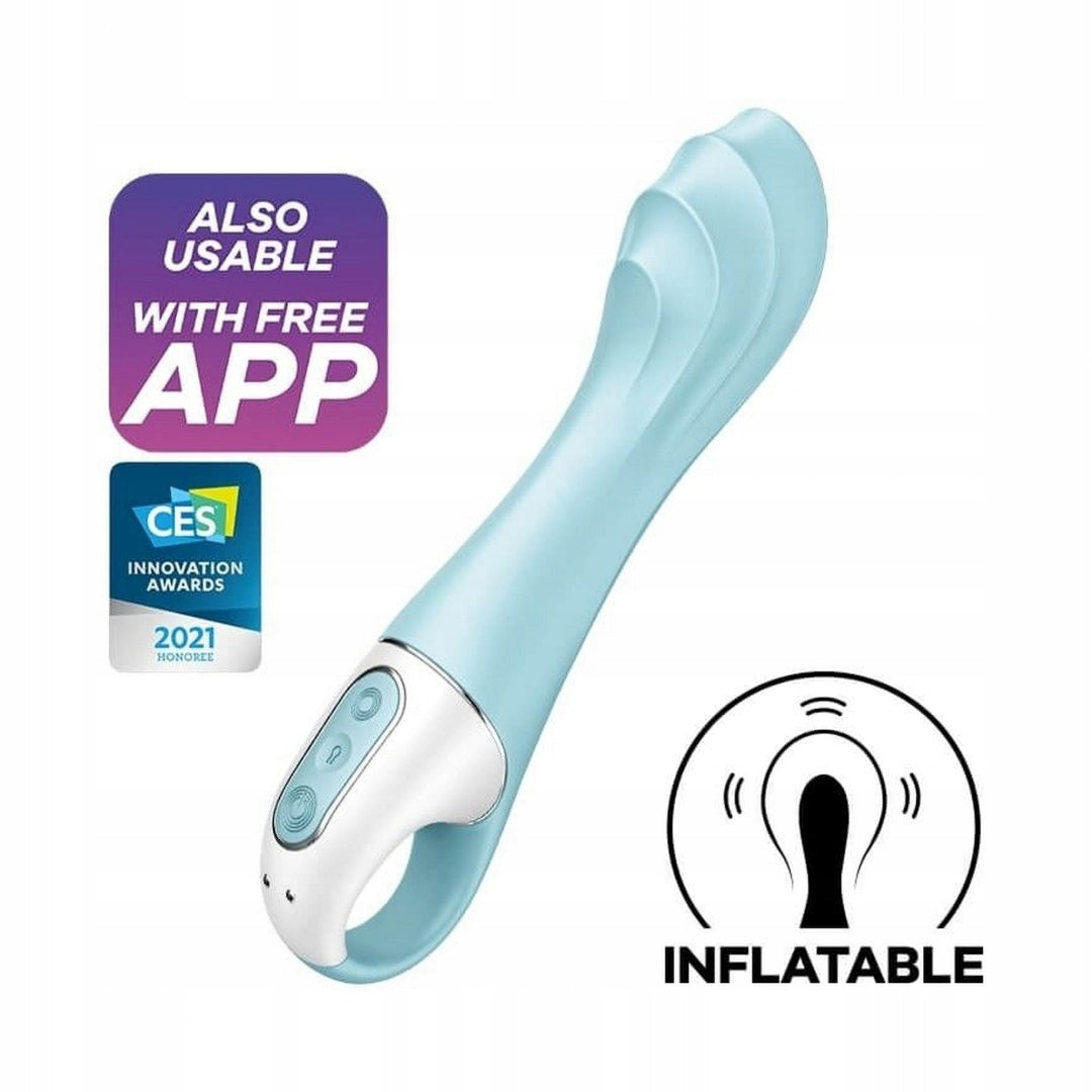 Satisfyer(德國) Air Pump Vibrator 5+ 膨脹擴張G點震動棒 - 18HK