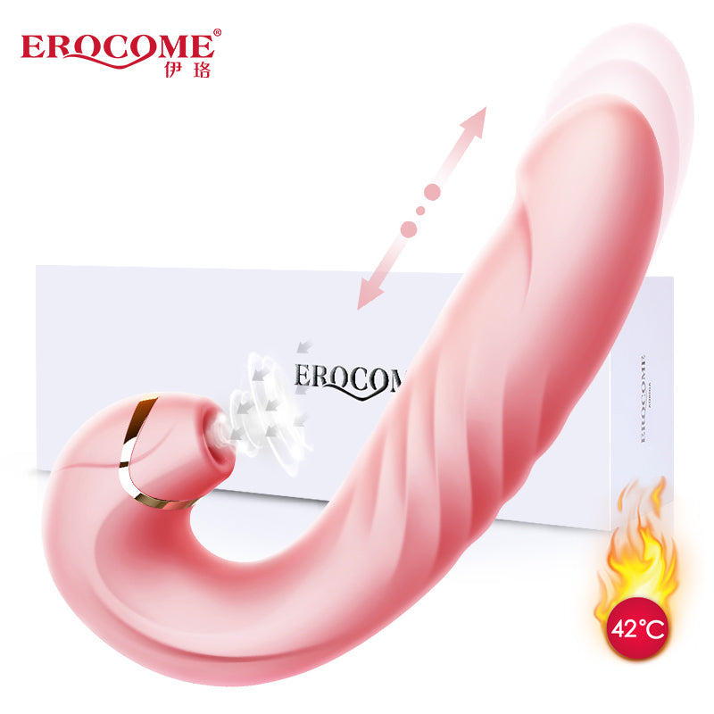 Erocome - Draco 天龍座 加熱抽插吸啜震動棒 - 18HK