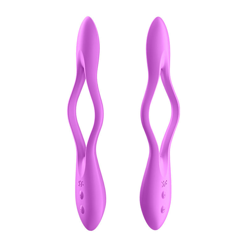 Satisfyer(德國) Elastic Joy多功能男女震動器 紫色/紅色/藍色 - 18HK