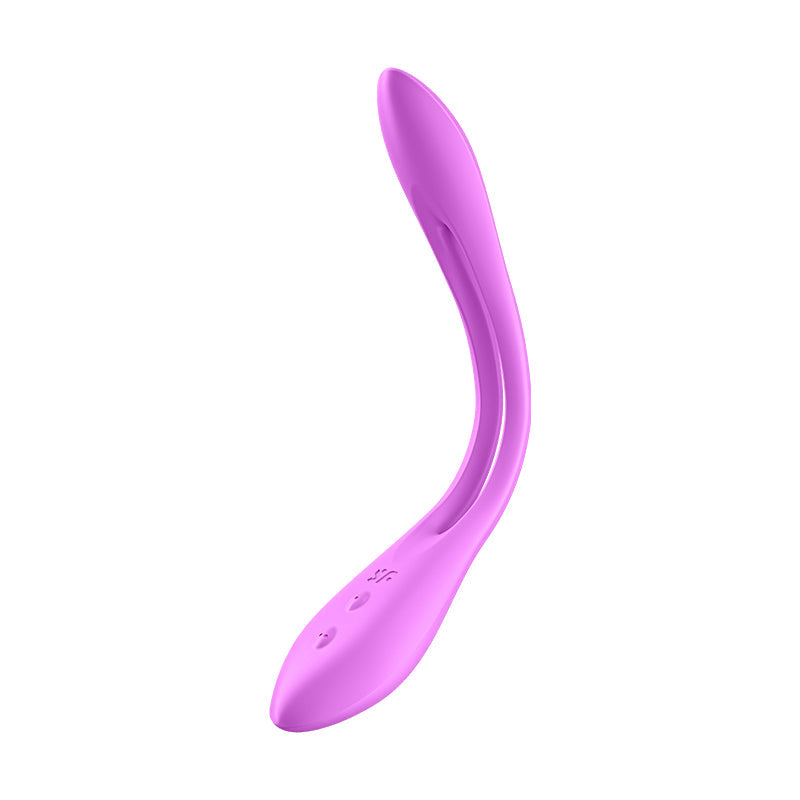 Satisfyer(德國) Elastic Joy多功能男女震動器 紫色/紅色/藍色 - 18HK