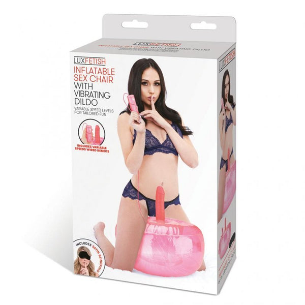 Lux Fetish(美國) 充氣球配震動假陽具連眼罩套裝 - 18HK