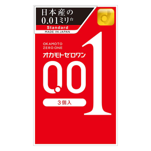 Okamoto岡本(日本)0.01 聚氨酯丁丁套 (3片裝) - 18HK