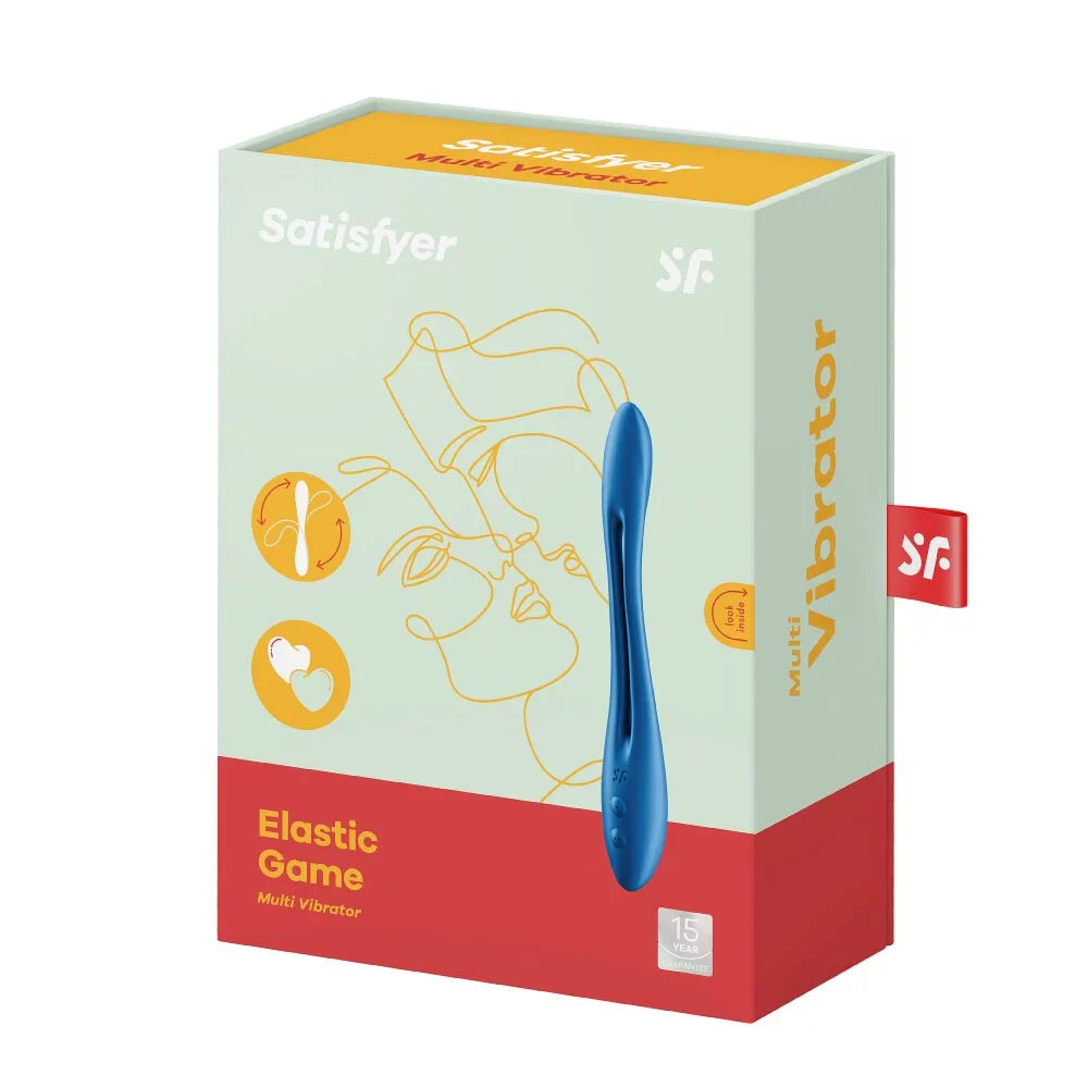 Satisfyer(德國) Elastic Joy多功能男女震動器 紫色/紅色/藍色 - 18HK