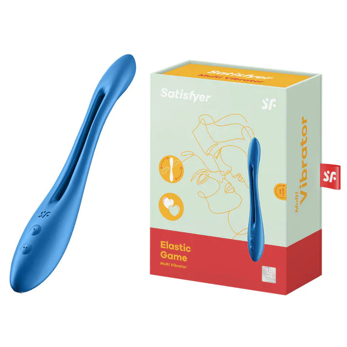Satisfyer(德國) Elastic Joy多功能男女震動器 紫色/紅色/藍色 - 18HK