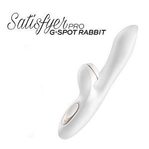 Satisfyer(德國) Pro G-Spot Rabbit 陰蒂吸啜 G點震動棒 - 18HK