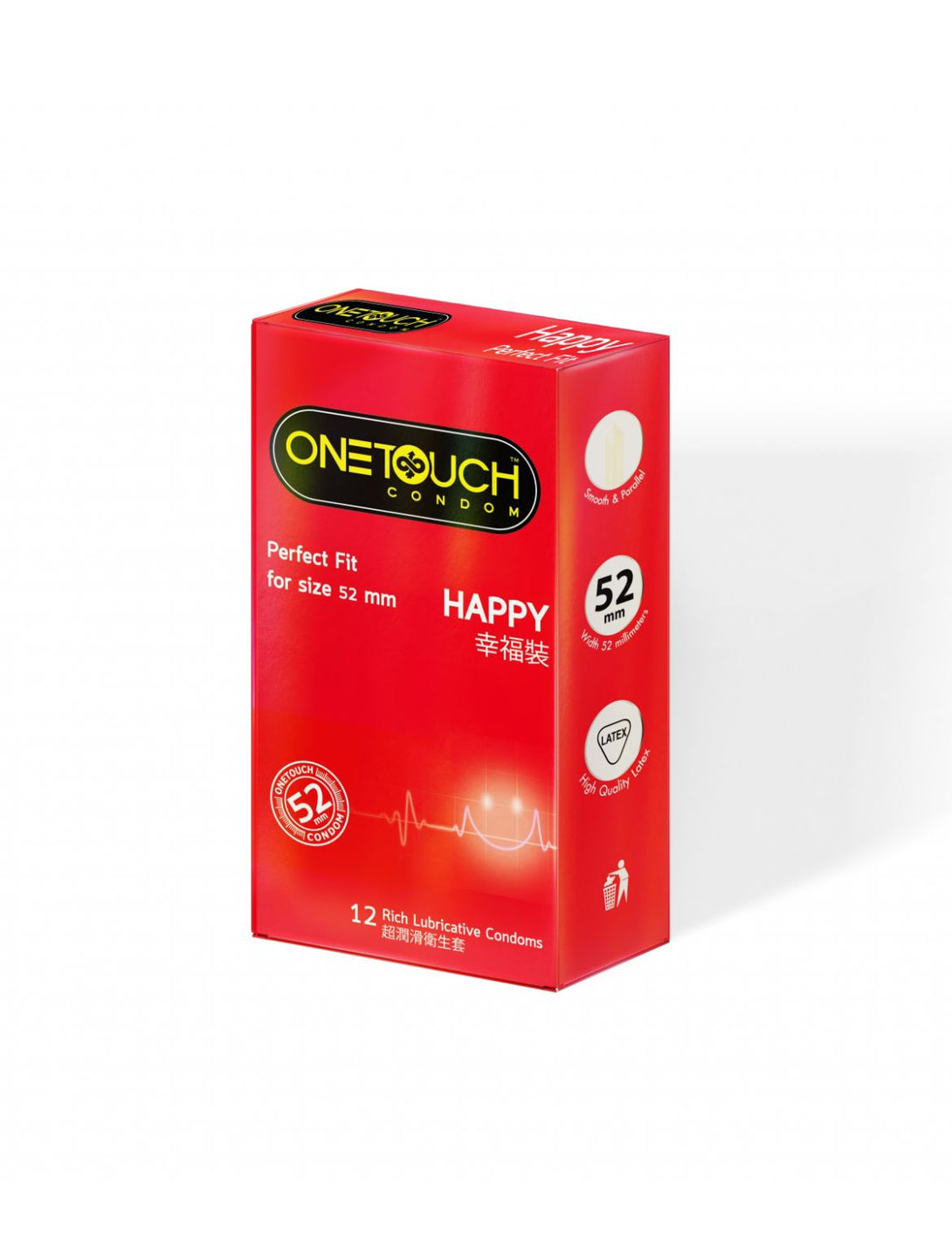 OneTouch(泰國) 超潤滑丁丁套 幸福裝 12片裝 - 18HK