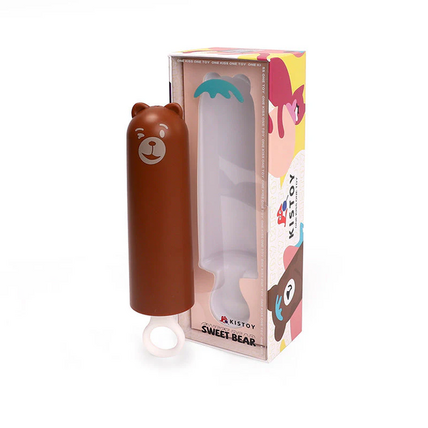 Kisstoy SWEET BEAR G点假阳具自动加热振动器