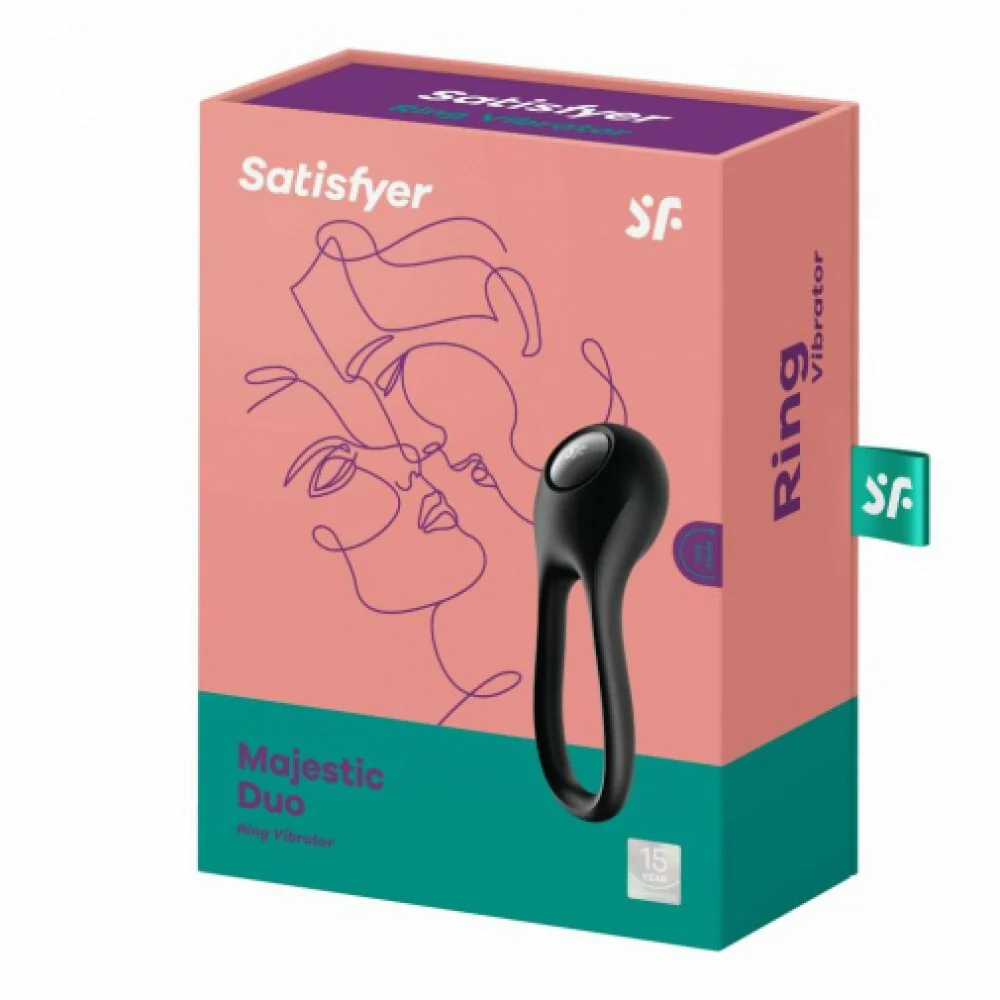 Satisfyer(德國) Majestic Duo Ring 延遲情趣環