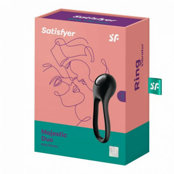 Satisfyer(德國) Majestic Duo Ring 延遲情趣環