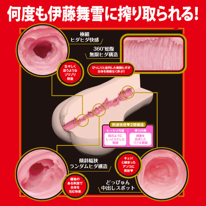 EXE(日本) Japanese Real Hole 激 伊藤舞雪名器 飛機杯