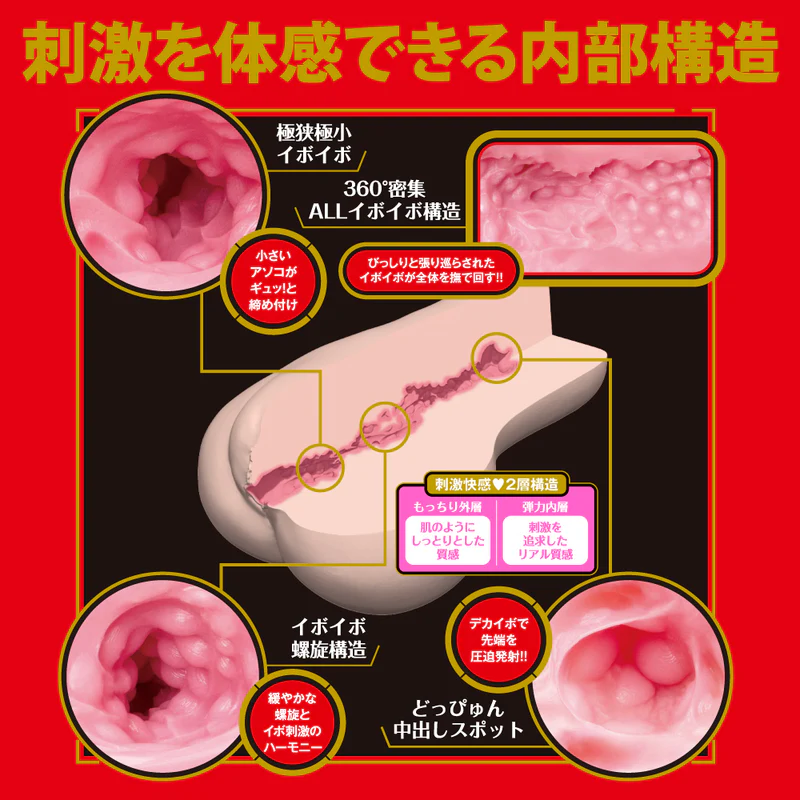 EXE(日本) JAPANESE REAL HOLE 激 河北彩花名器 飛機杯