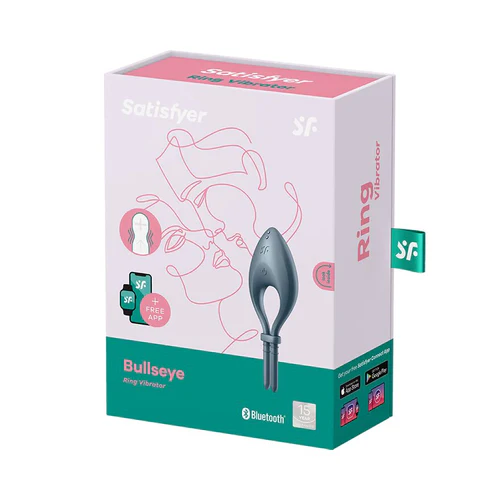 Satisfyer(德國) Bullseye 智能APP震動延時環 深藍色