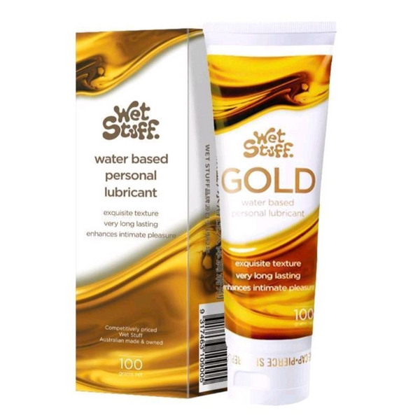 Wet Stuff(澳洲) Water Based Personal Iubricant GOLD - 水溶性長效潤滑液 貴族金 100g