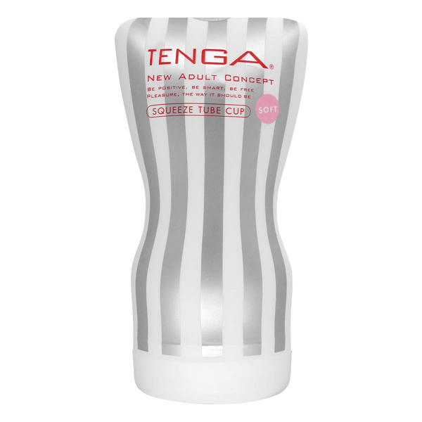 Tenga(日本) Squeeze Tube Cup 2nd 柔軟緊緻飛機杯（白色 – 柔軟型）（單次性）