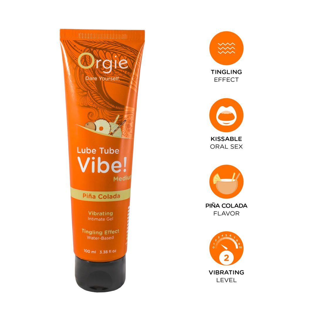 Orgie Lube Tube Vibe 椰林飄香味 水性潤滑劑 - 18HK