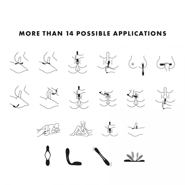 Satisfyer(德國) Elastic Joy多功能男女震動器 紫色/紅色/藍色 - 18HK